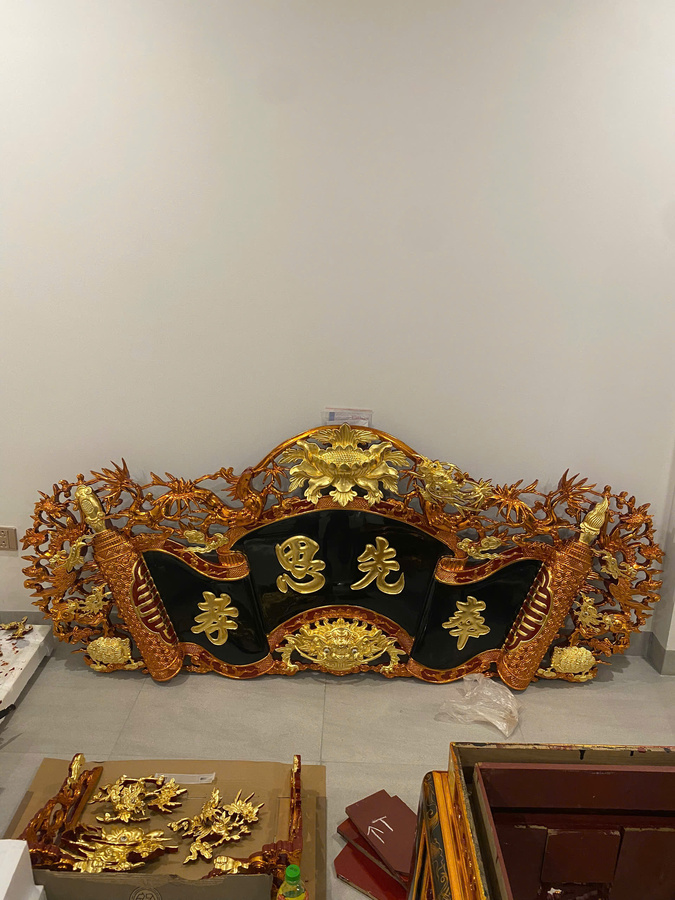 Cuốn thư câu đối 008