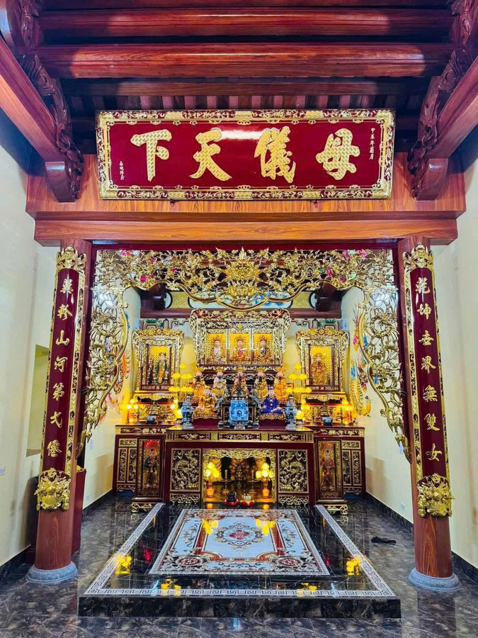 Mẫu điện thờ tư gia 013