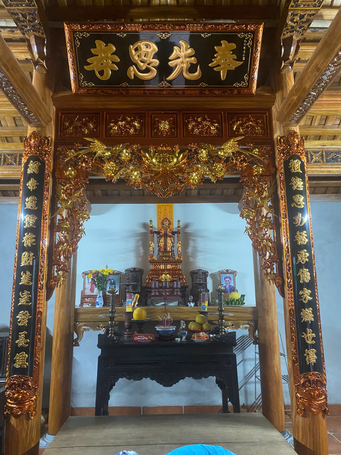 Mẫu gian thờ theo lối cổ 3 gian 003