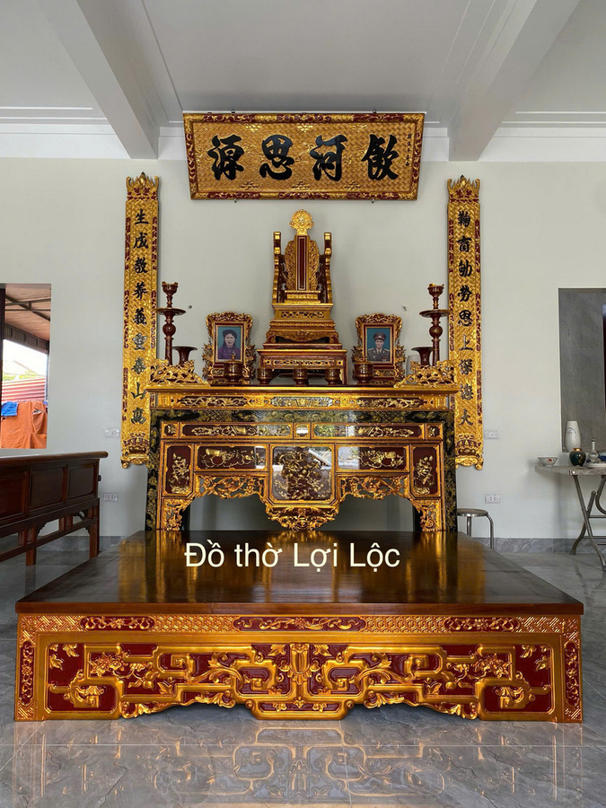 Mẫu ban thờ truyền thống cho nhà hiện đại 007
