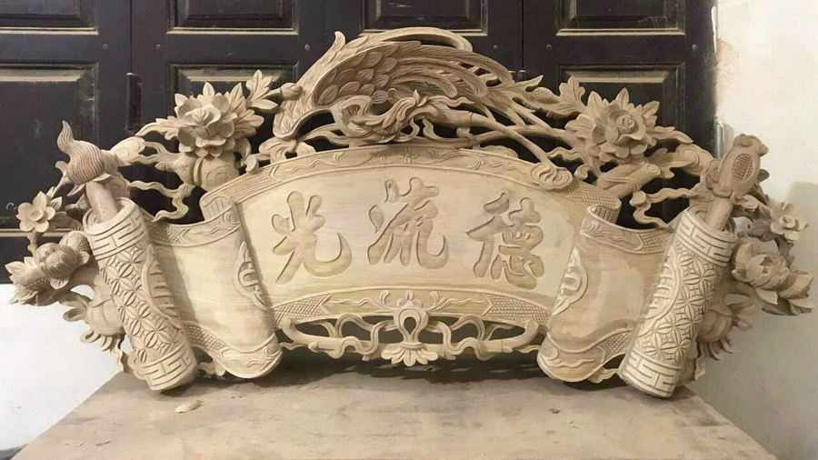 Cuốn thư câu đối 001