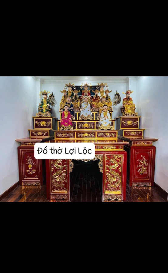 Mẫu điện thờ tư gia 002