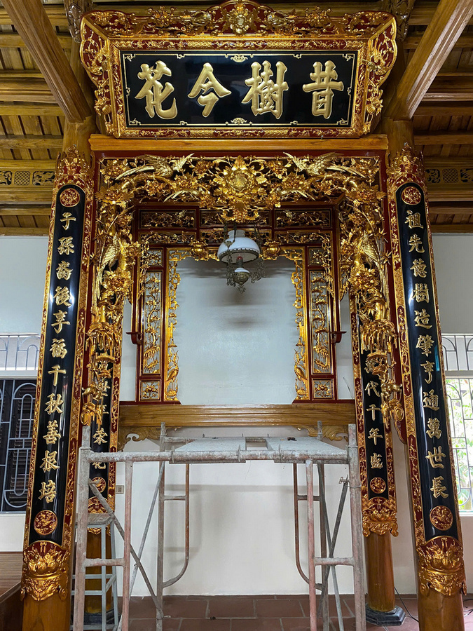 Mẫu gian thờ theo lối cổ 3 gian 032