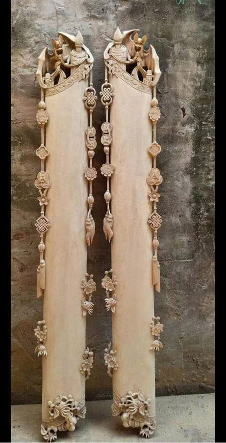 Cuốn thư câu đối 009